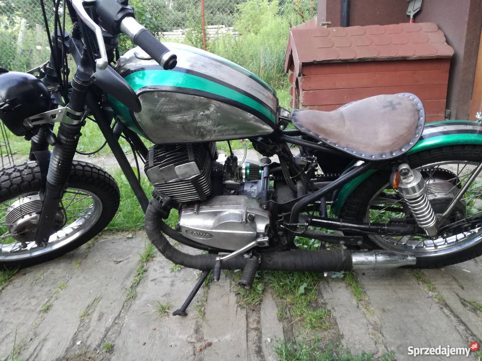 Dwa motocykle jawa w 1