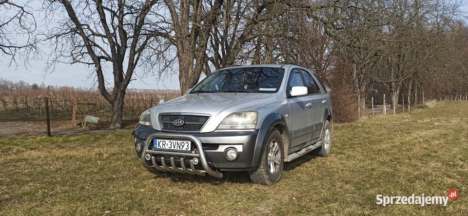 Kia Sorento 25 CRDi 2006 srebrny Kraków