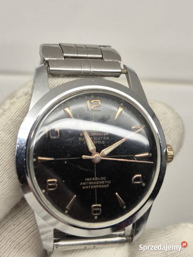 Męski rzadki zegarek Atlantic Wordmaster Super śląskie Chorzów