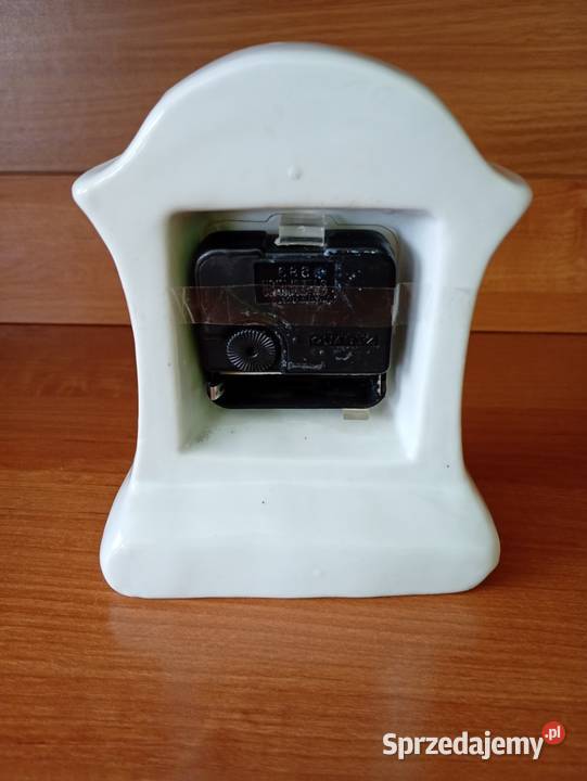 Zegar porcelanowy z czasów PRL z Chodzieży Katowice