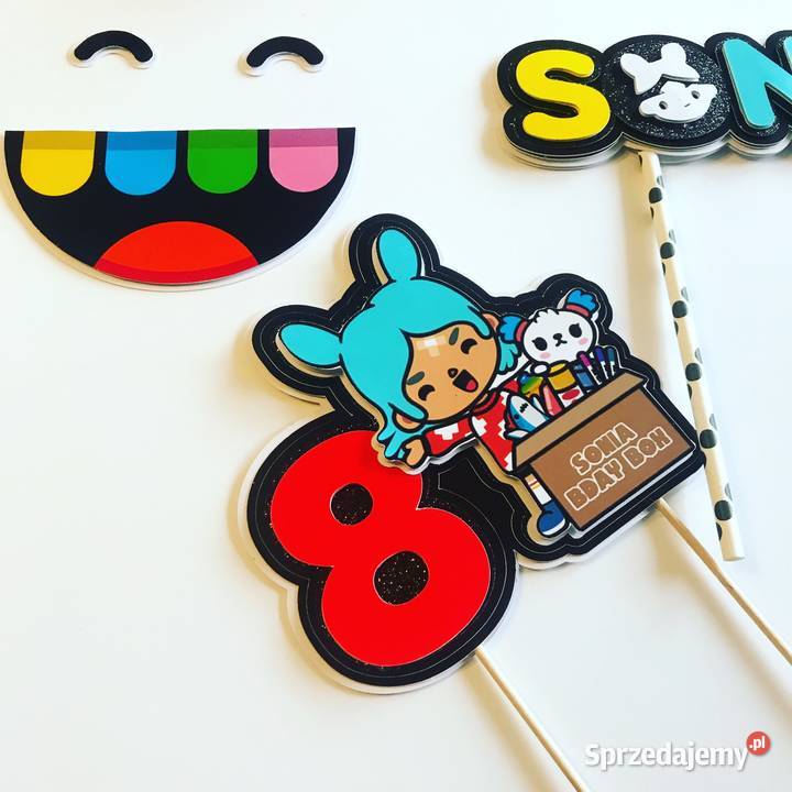 Toca life toca boca topper dekoracja na tort Wrocław sprzedam
