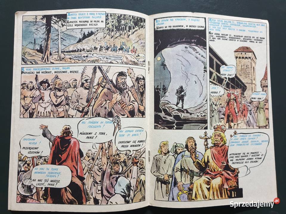 Władysław Łokietek komiks dwujęzyczny język pomorskie Gdynia