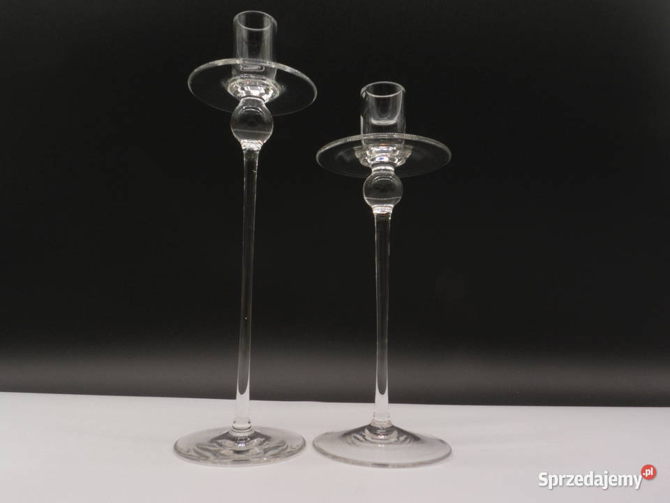 Świeczniki szklane THOMAS 2 Raszków sprzedam