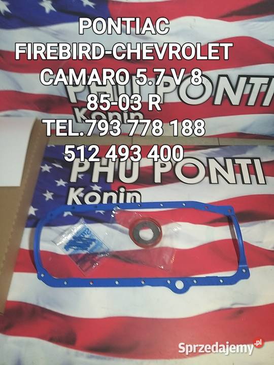 USZCZELKA MISKI OLEJU PONTIAC FIREBIRDCHEVROLET osobowe Smarowanie silnika Kawnice