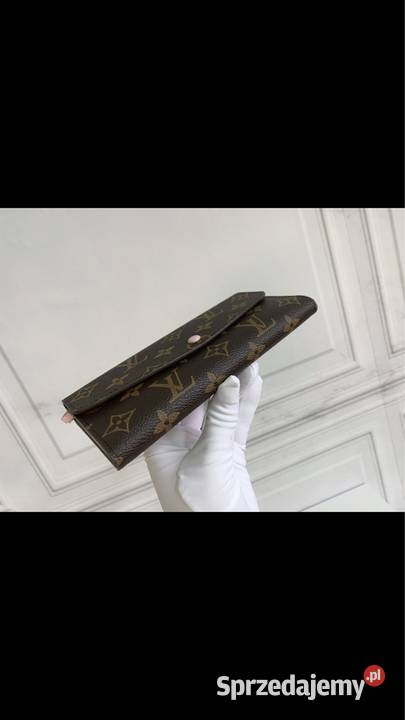 Portfel louis vuitton skóra canvas pudełko Łódź