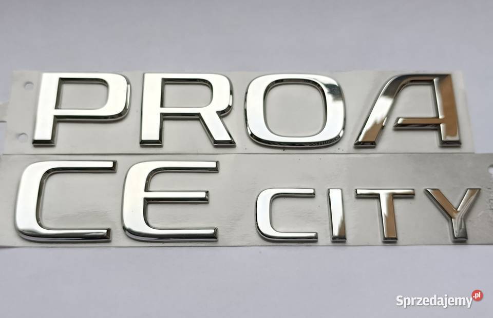 Napis emblemat Toyota Proace City 1923r
