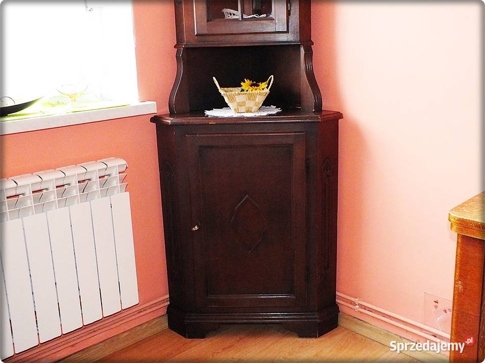 Stara Witryna narożna drewniana Gablota Żary sprzedam