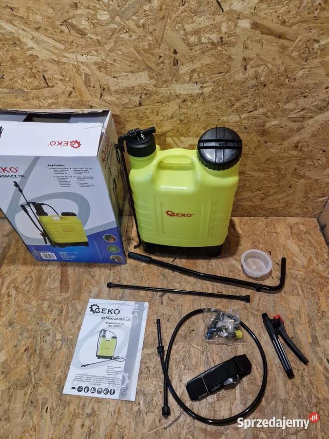 Opryskiwacz plecakowy ciśnieniowy 18l Geko Opryskiwacze sprzedam