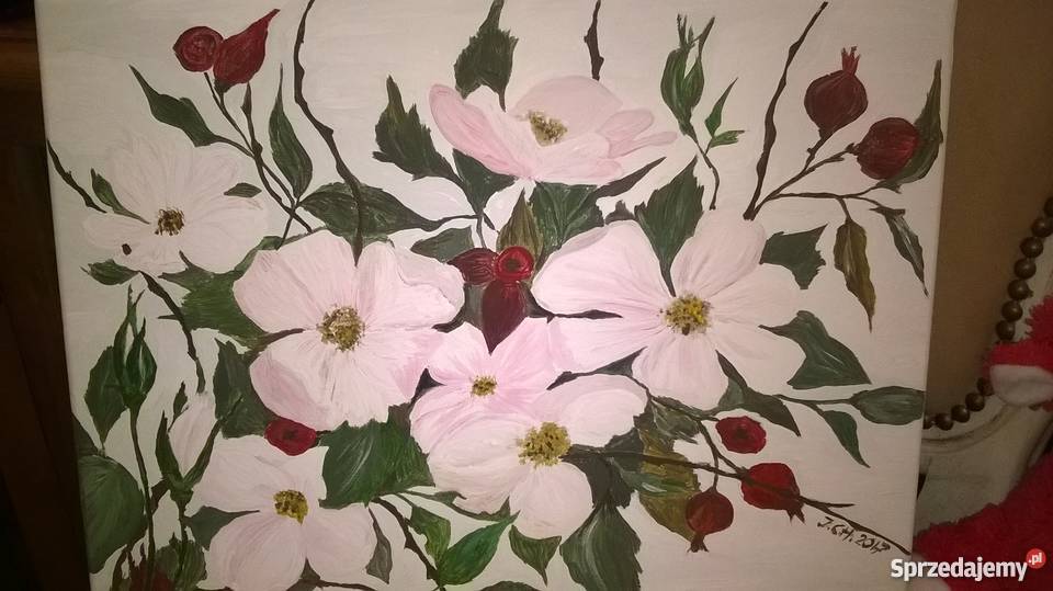 Obraz akryl Gałąź Dzikiej Róży Antyki, Sztuka, Kolekcje