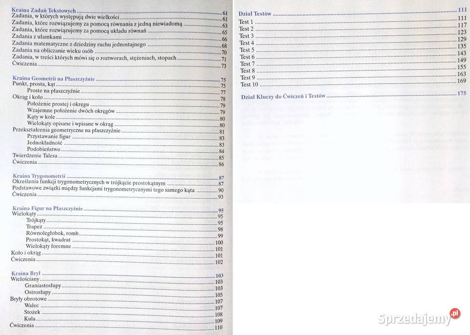 Paszport do szkoły śedniej Matematyka Klaudiusz sprzedam
