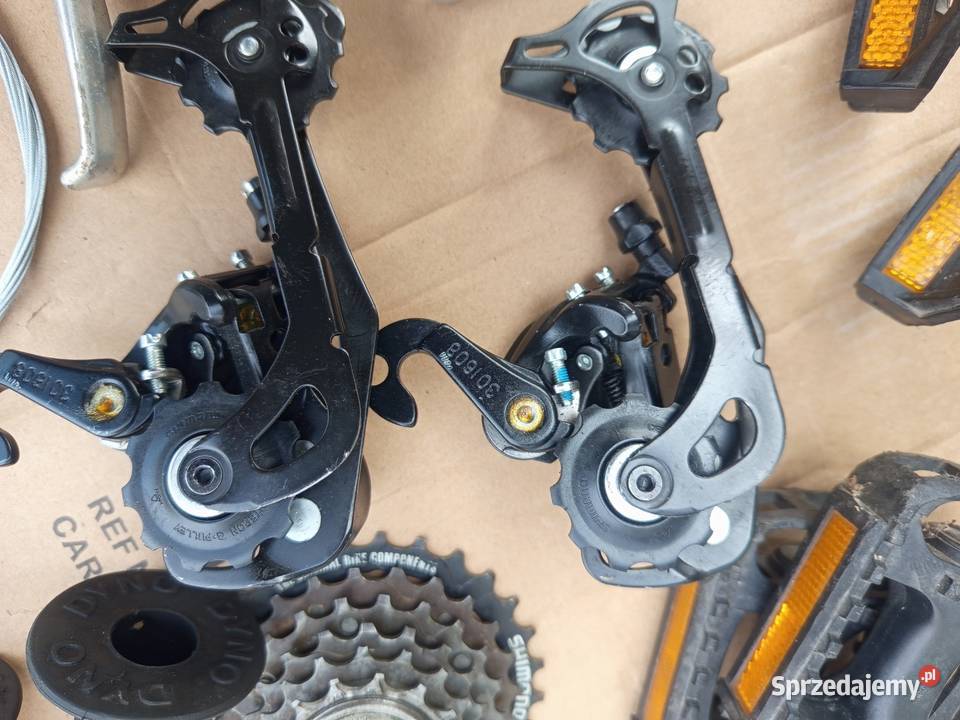 Części rowerowe przerzutki Shimano klamki