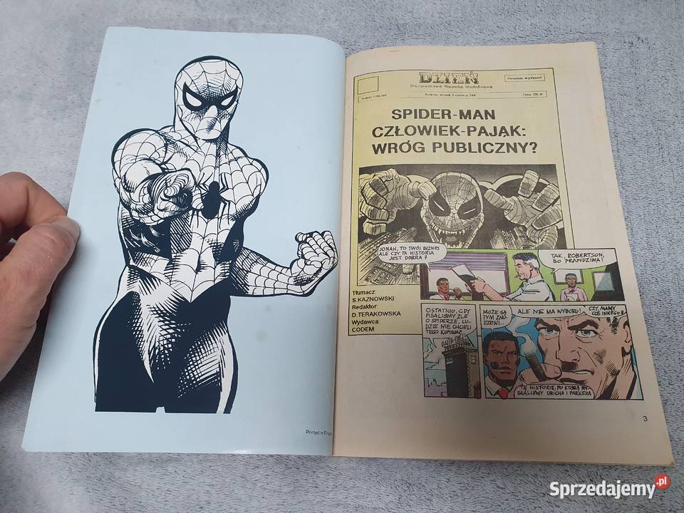 The Amazing SpiderMan TMSemic 1990 pierwszy Komiksy Gdynia