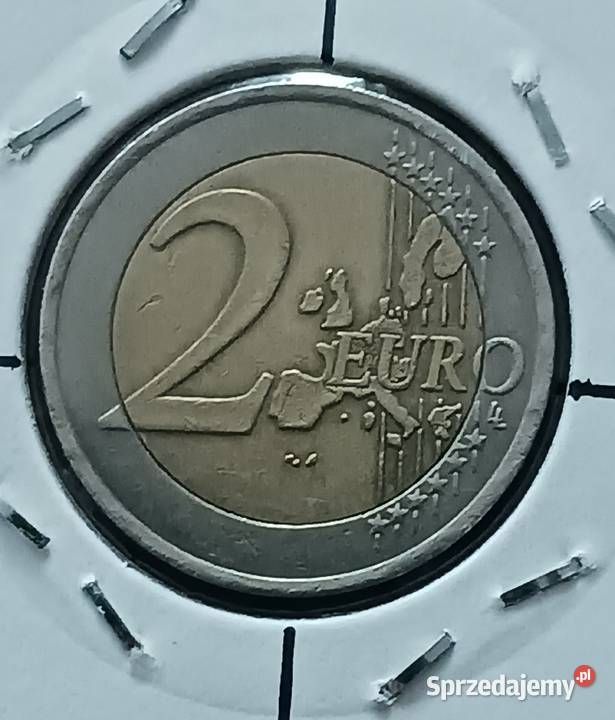 2 Euro Francja 2001 r Skrętka błąd mennicy Konin