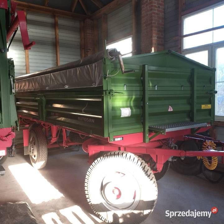 Przyczepa wywrotka d35 z dokumentami nieuszkodzony lubelskie Garbów