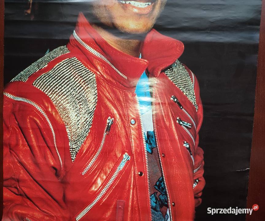 Plakat z 1984 roku Michael Jackson Warszawa