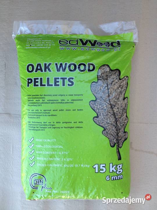 Liściasty pellet drzewny dąb DIN 05t 1350 Choroszcz