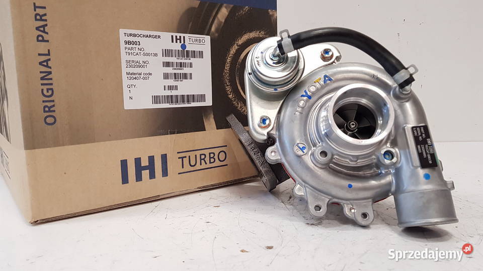 Nowa turbosprężarka IHI 9B003 CT9C T91CATS0013B Siedlce sprzedam