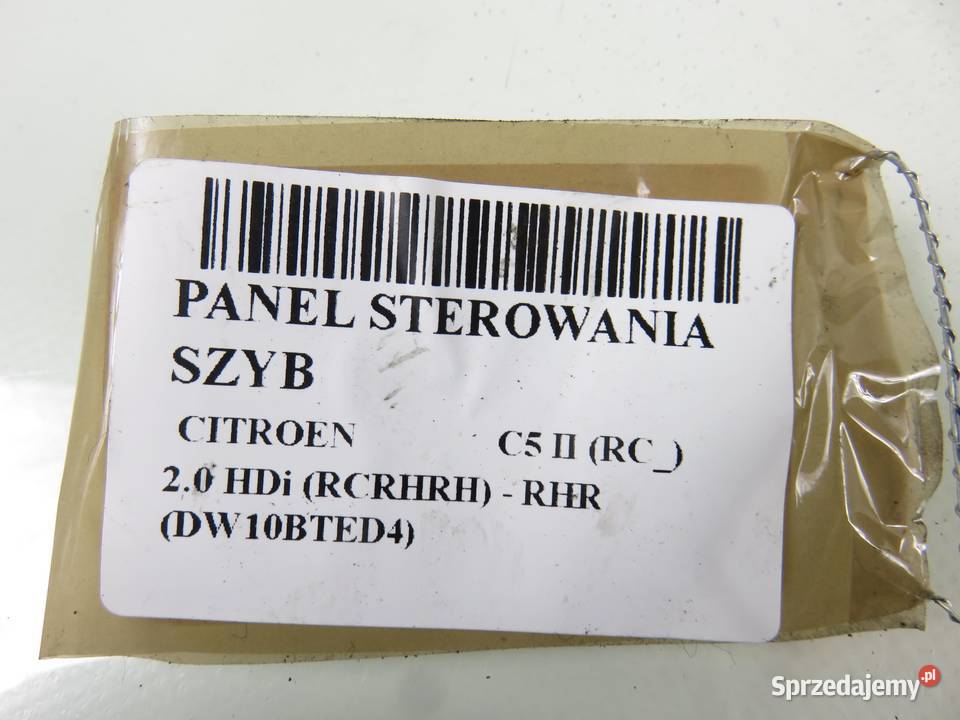 PANEL SZYB CITROEN C5 II RC 96514299XT małopolskie