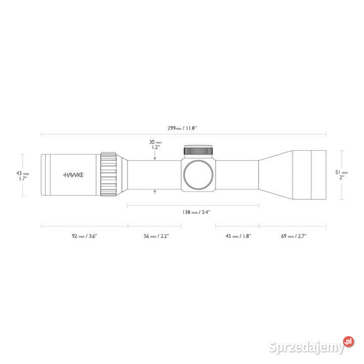 Luneta celownicza Hawke Vantage 30 WA 156x44 IR Warszawa sprzedam