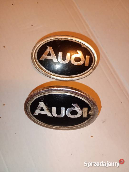 Dwa znaczki boczne orgiinał audi 80 Wrocław