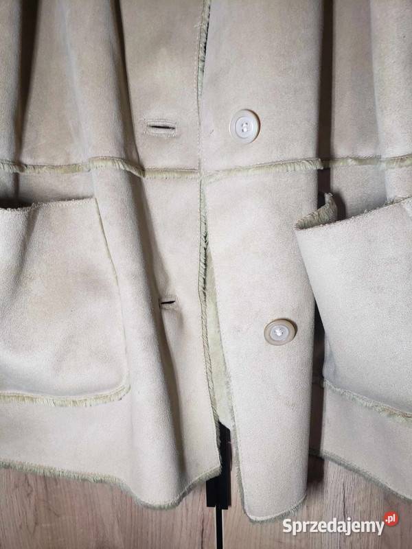 Vintage Kożuch Płaszcz Ocieplany Gina Laura Stan Dzierżoniów