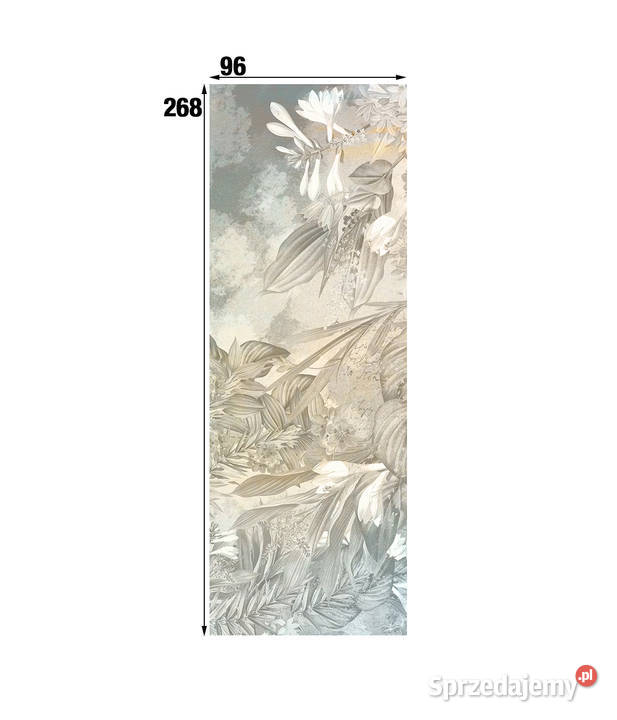 Fototapeta z kwiatami modny wzór ręki Świdnica