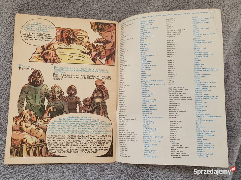 Bolesław Krzywousty zestaw 3 komiksów rózne Gdynia