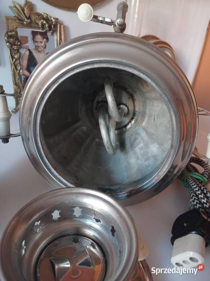 Samowar elektryczny z czajnikiem