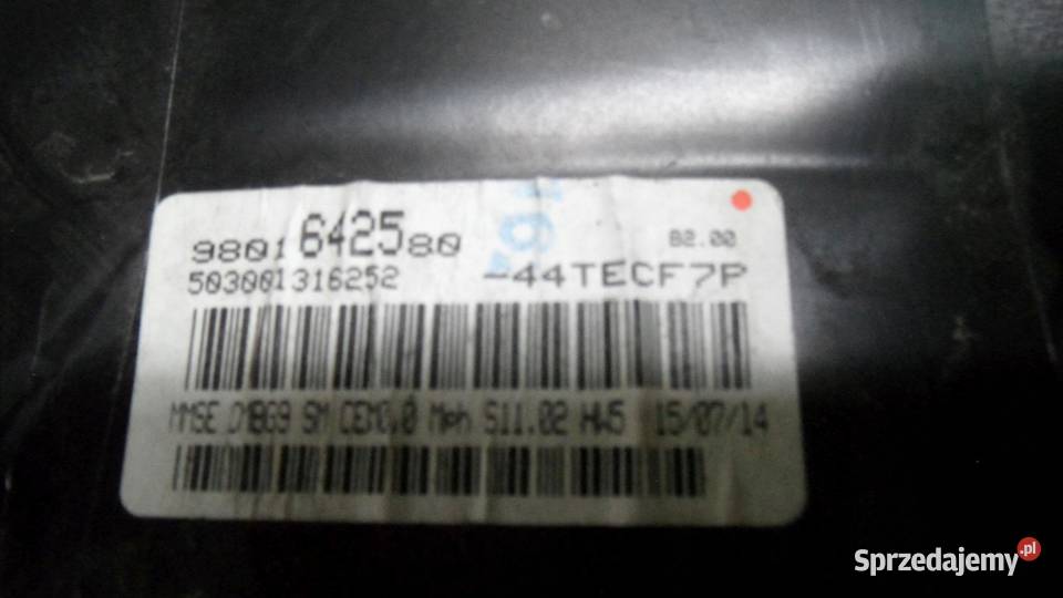 PEUGEOT PARTNER II LIFT 16 HDI 14r licznik świętokrzyskie