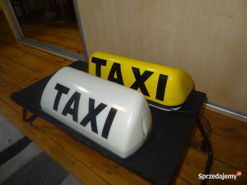 KOGUT TAXI NA MAGNES SYGNALIZATOR LAMPA żółta Poznań