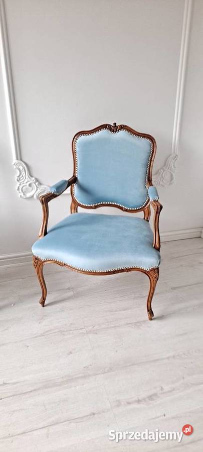 Stylowt fotel krzesło Ludwik Ludwikowskie Fotele Szczecin