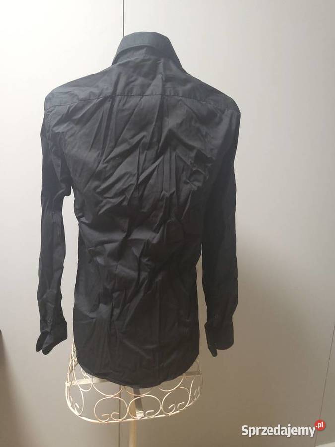 Męska czarna koszula stan idealny HM S Warszawa sprzedam