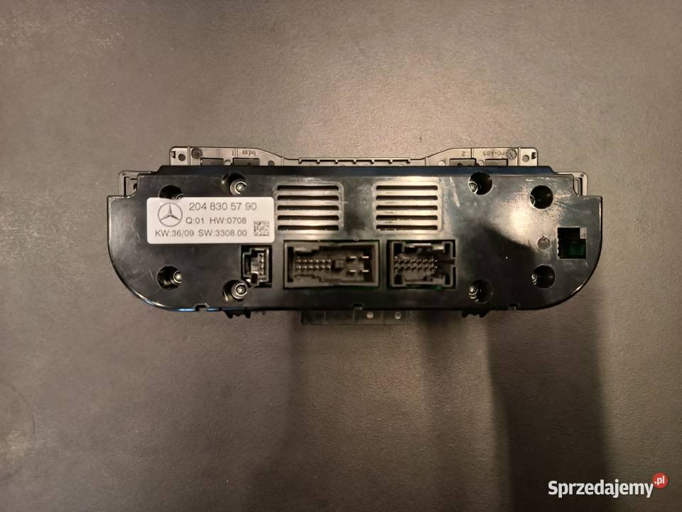 Oryginalny Panel Klimatyzacji Mercedes W204 Czujniki i sterowniki klimatyzacji Parczew