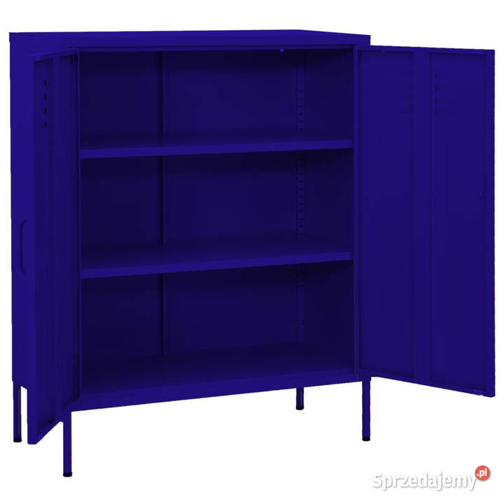 Szafka granatowa 80x35x1015 stalowa WM336163 Warszawa
