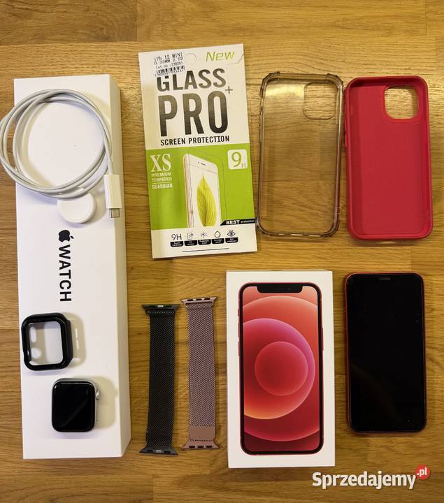 IPhon 12 Mini red Apple Watch SE akcesoria Olsztyn