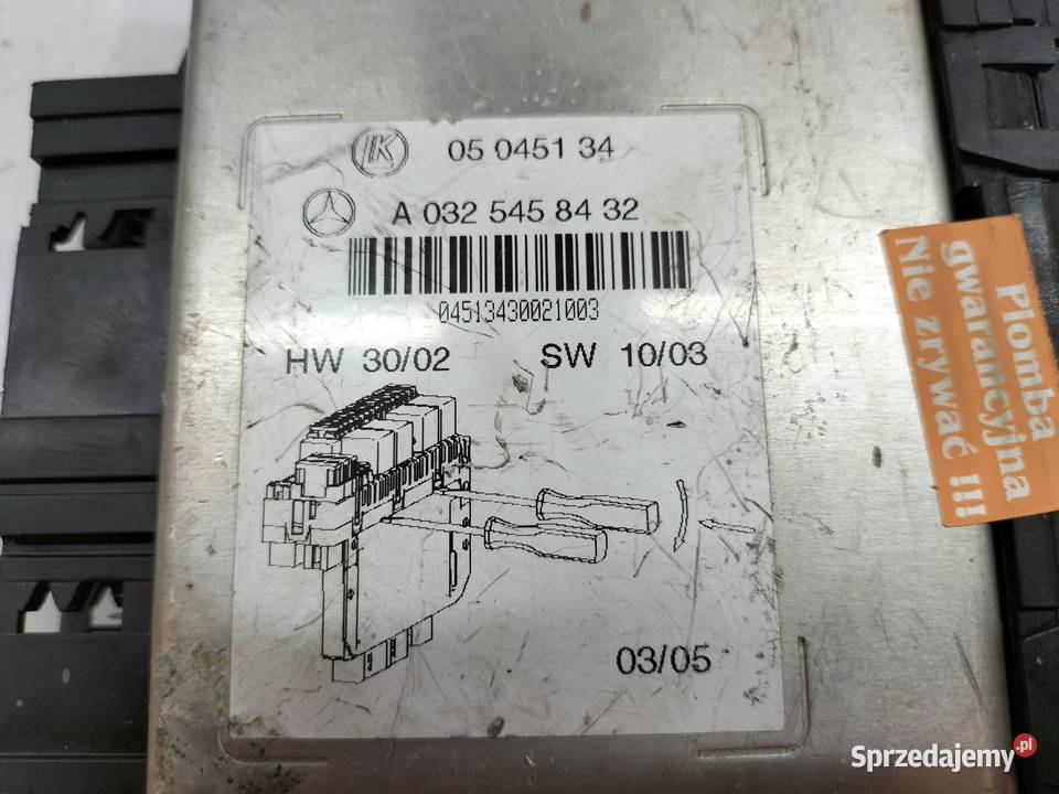 MODUŁ SAM A0325458432 MercedesBenz Sklasa IV