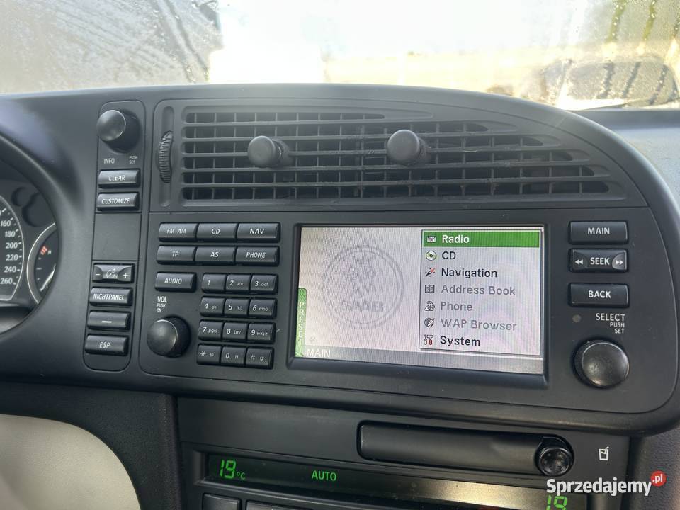 Radio nawigacjia wyświetlacz ICM3 Saab 93 II Bodzentyn