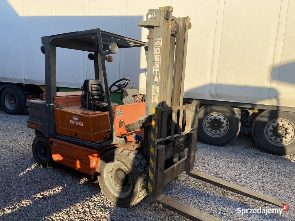 Wózek widłowy Desta DV35B oryginał 3500 udźwigu diesel Rogów