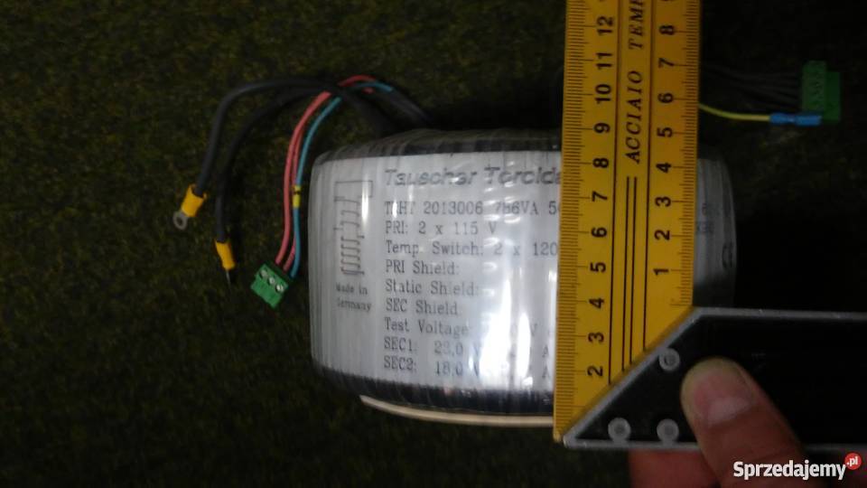 Transformator 786VA 23V32A 18V277A Części i akcesoria