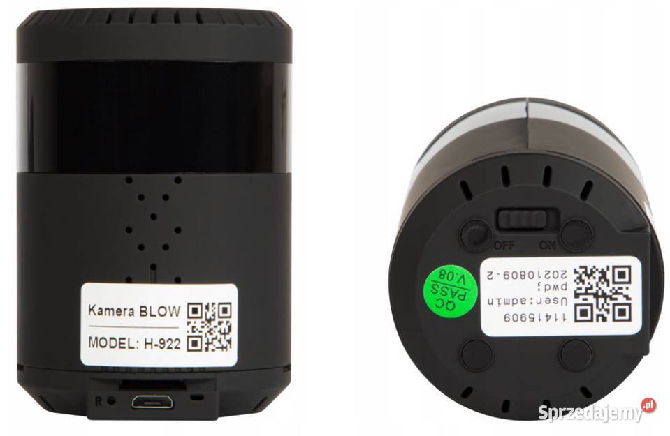 Mini Kamera Szpiegowska IP WIFI Monitoring 2MPX Kamery podlaskie Białystok
