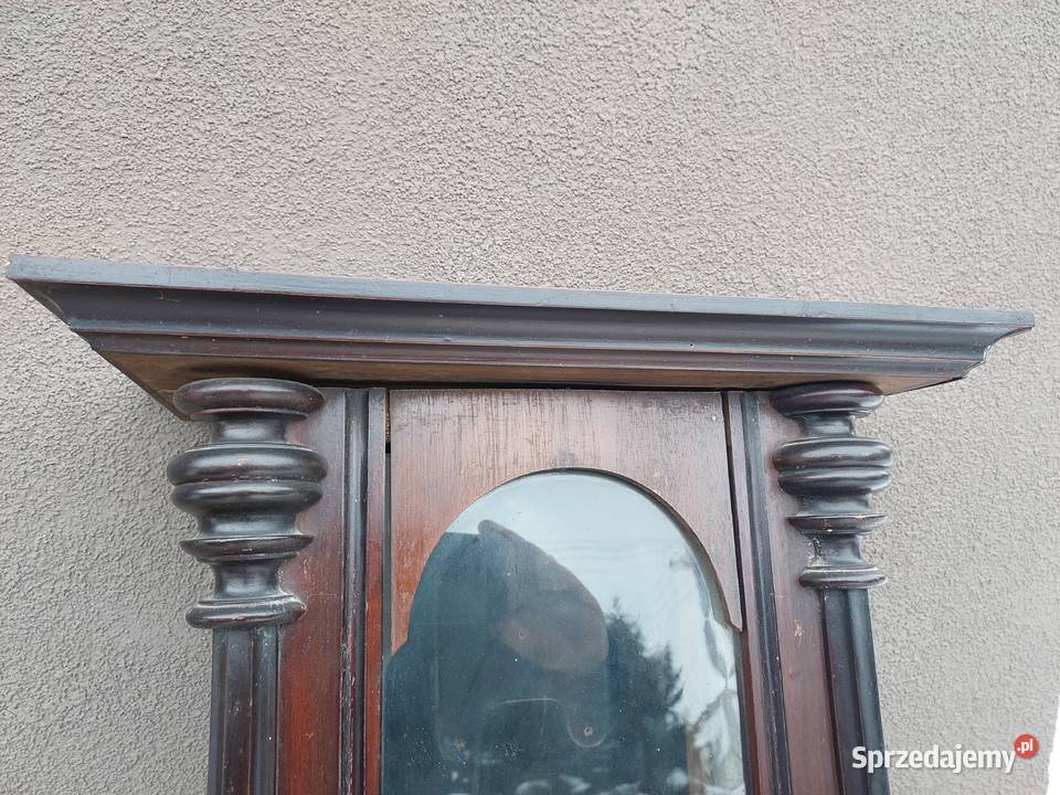 S121 Skrzynia obudowa starego zegara szafka pomorskie Tczew