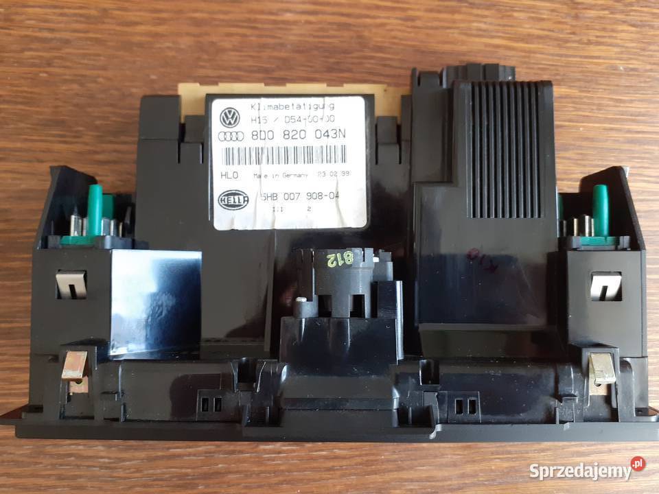 Panel sterowania nawiewu Audi A4 B5 24 V6 panele sterowania, przełączniki Stara Wieś