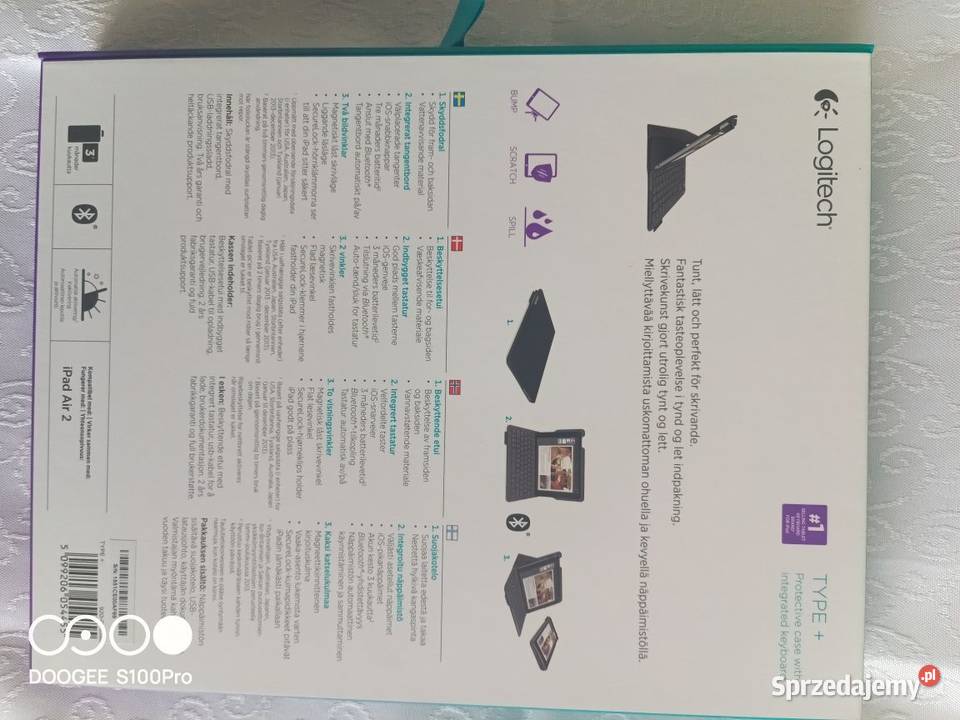 Podkładka z klawiaturą do iPad Air 2 Brzeg