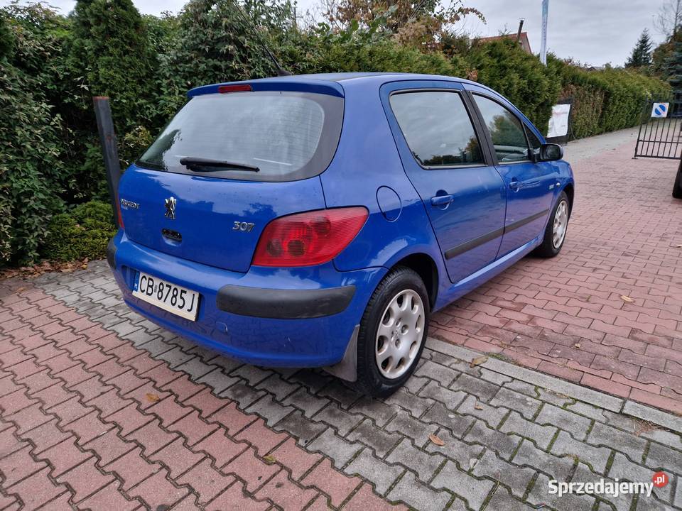 Peugeot 307 stan techniczny Sprawna klimatyzacja Hatchback 307 kujawsko-pomorskie Bydgoszcz
