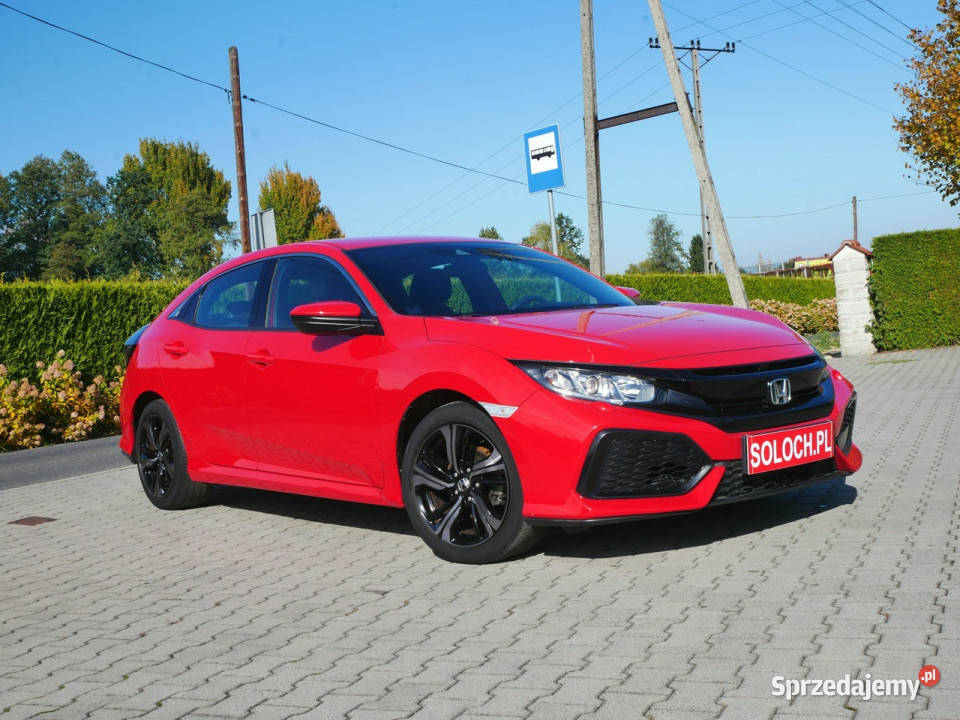 Honda Civic 10 iVTEC Turbo 126 Eu6 Tempomat ACC tempomat śląskie Goczałkowice-Zdrój