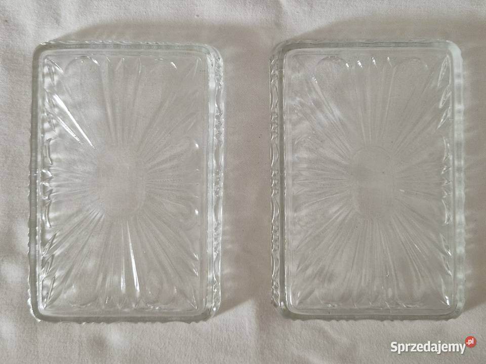 Mała prostokątna taca szklana HSG Ząbkowice Warszawa