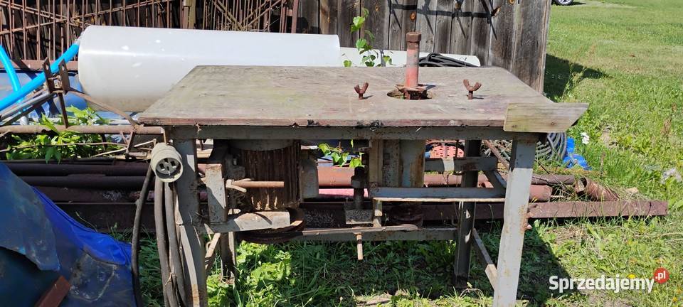 Frezarka stołowa samoróbka z silnikiem 15 KW Tomawa