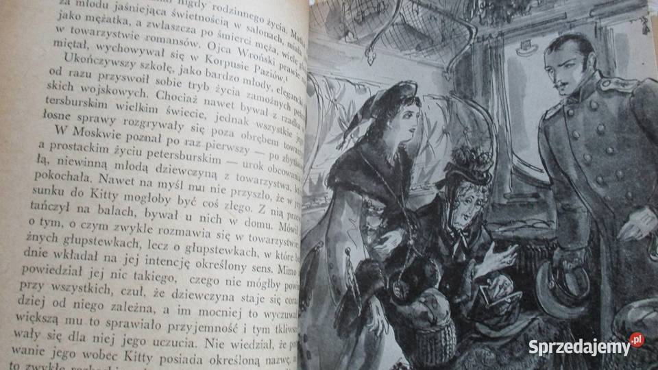 Anna Karenina LTołstoj 1954 Uniechowski powieść Łódź sprzedam