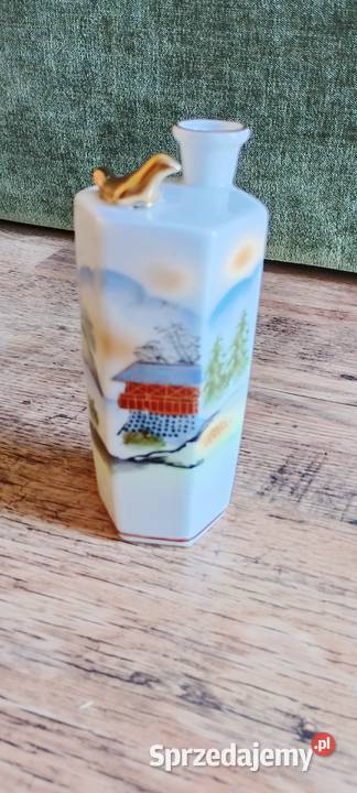 Unikat Japońska Gwiżdżąca Butelka Sake Vintage Wąbrzeźno