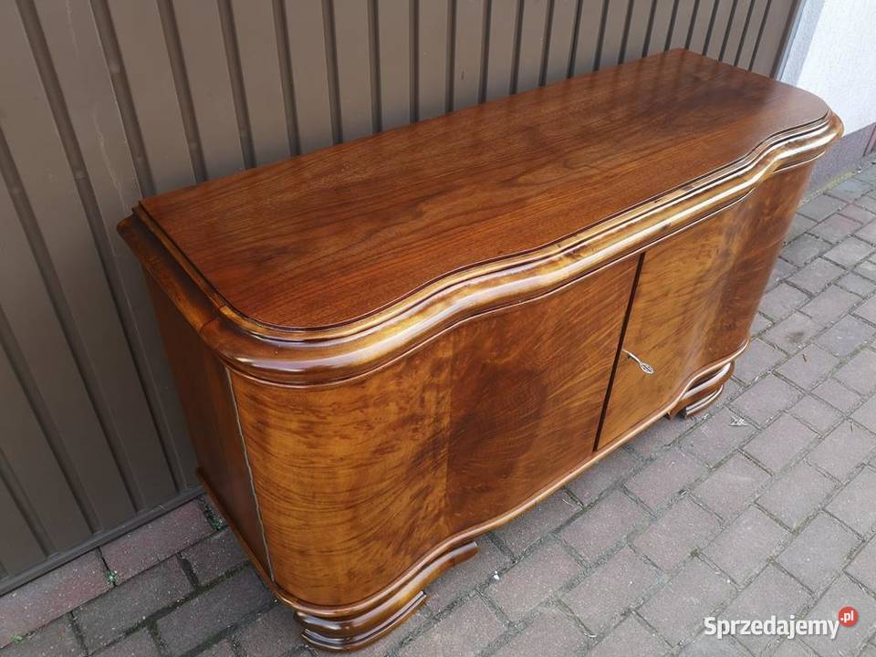 Komoda ARTDECO RTV Niska Orzech Stara Antyk Swarzędz